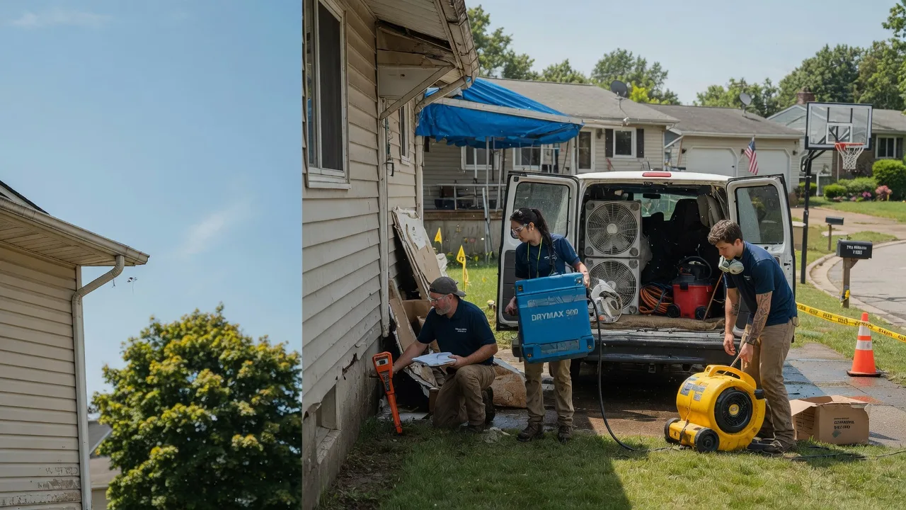 Ceiling Leak Cleanup in Summitville, OH near me