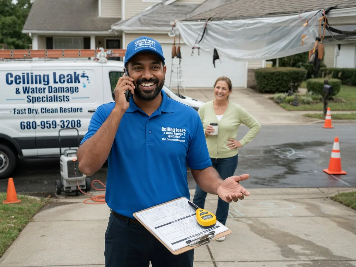 Ceiling Leak Cleanup Summitville, OH FAQs
